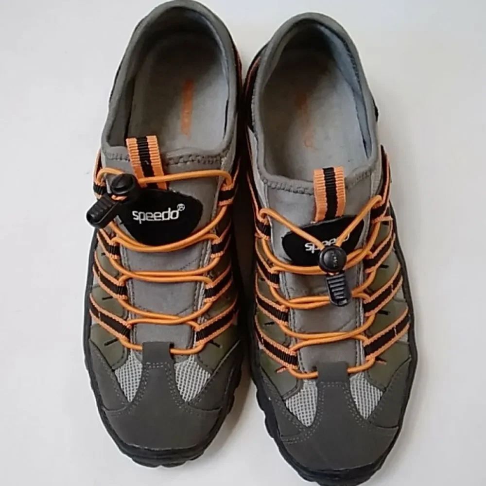 SPEEDO HYDRA XP WATER GREY AND ORANGE MEN'S SHOES UNISEX